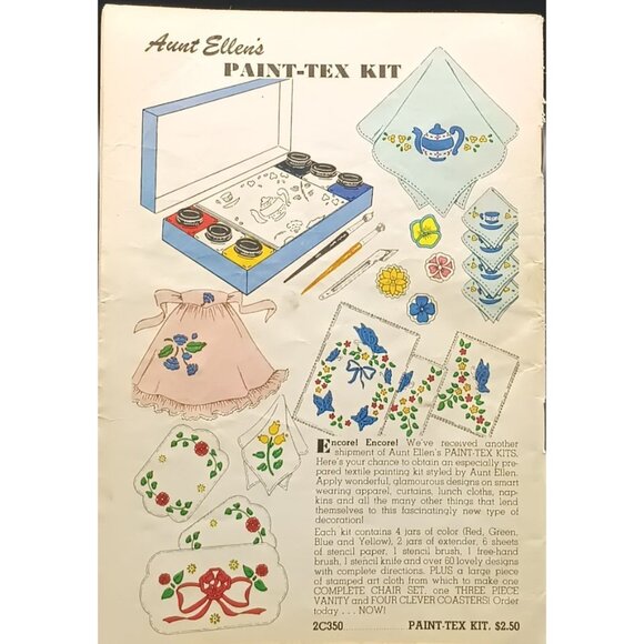 Aunt Ellens Vintage Art Needlework Catalog No. 8 - Picture 2 of 2